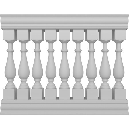 Traditional Balustrade Railing Kit Style N (5 7/8 On-Center Spacing To Pass 4 Sphere Code)